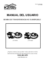 Preview for 17 page of K2 Pumps UTT01003K Owner'S Manual