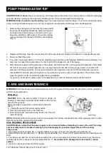 Preview for 11 page of K2 Pumps WPS05001K Owner'S Manual