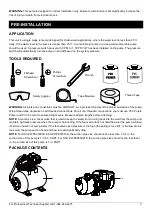 Preview for 3 page of K2 Pumps WPS05002TK Owner'S Manual