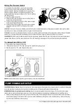 Preview for 14 page of K2 Pumps WPS05002TK Owner'S Manual