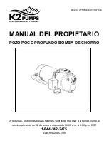 Preview for 31 page of K2 Pumps WPS05004K Owner'S Manual