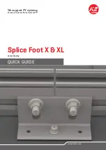 K2 Systems Splice Foot X Quick Manual предпросмотр