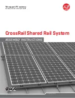 K2 CrossRail Shared Rail System Assembly Instructions Manual preview