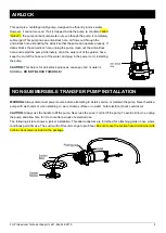 Preview for 5 page of K2 PUMPS UTM02501K Owner'S Manual