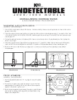 K40 1000 Installation Instructions preview