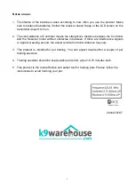 Предварительный просмотр 7 страницы K9warehouse K9konnection User Manual