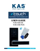 KA Security KAS-820-DE User Manual preview