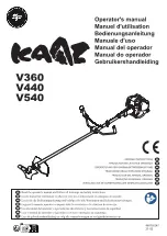 Preview for 1 page of KAAZ V360 Operator'S Manual