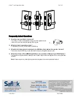 Предварительный просмотр 2 страницы Kaba Group Saflok InSync I Usage Instructions