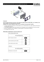 Kaba Mauer 82132 Mounting Instructions preview