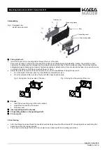 Preview for 3 page of Kaba Mauer Code-Combi K 82021 Mounting Instructions