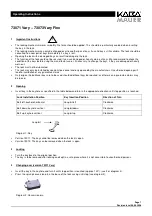 Preview for 1 page of Kaba Mauer Vary 73071 Operating Instructions