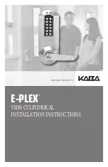 Kaba 5 00 Series Installation Instructions Manual preview