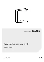 Kaba 90 40 Technical Manual preview