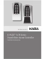 Kaba E-PLEX 5x70 Series Installation Instructions Manual preview