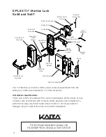 Preview for 4 page of Kaba E-PLEX Installation Instructions Manual