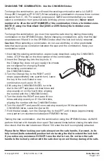 Preview for 2 page of Kaba La Gard MECHANICAL Operating And Changing Instructions