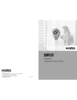 Kaba SIMPLEX 900 Series Installation Instructions Manual preview