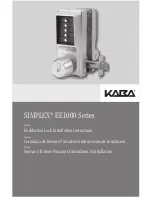 Kaba SIMPLEX EE1000 Series Installation Instructions Manual preview