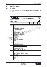 Preview for 8 page of Kaba SLA Operating Instructions Manual