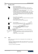 Preview for 12 page of Kaba SLA Operating Instructions Manual