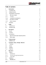 Preview for 3 page of Kabelmat 85101000 Operating Manual