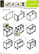 Preview for 2 page of Kaboodle 1000mm blind corner base cabinet Quick Start Manual