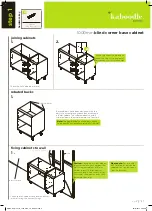 Preview for 3 page of Kaboodle 1000mm blind corner base cabinet Quick Start Manual