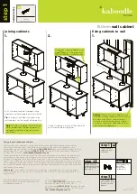 Предварительный просмотр 3 страницы Kaboodle 150mm wall cabinet Quick Start Manual