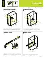 Предварительный просмотр 2 страницы Kaboodle 2x11L Side Mount Pullout Bin Installation Manual