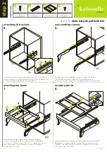 Предварительный просмотр 3 страницы Kaboodle 2x27L side mount pullout bin Quick Start Manual