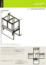 Предварительный просмотр 5 страницы Kaboodle 2x27L side mount pullout bin Quick Start Manual