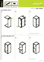 Предварительный просмотр 2 страницы Kaboodle 300mm wall cabinet Quick Start Manual