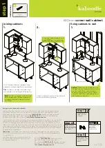 Preview for 3 page of Kaboodle 600mm corner wall cabinet Quick Start Manual