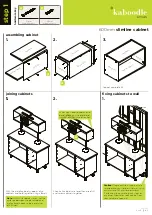 Preview for 2 page of Kaboodle 600mm slimline cabinet Quick Start Manual