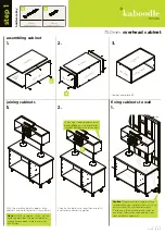 Preview for 2 page of Kaboodle 750mm overhead cabinet Manual