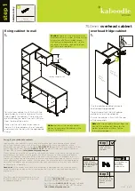 Предварительный просмотр 3 страницы Kaboodle 750mm overhead cabinet Manual