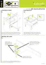 Предварительный просмотр 4 страницы Kaboodle W-50531 Installation Manual