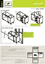 Предварительный просмотр 3 страницы Kaboodle W-51602 Assembly Instructions