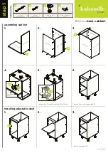 Preview for 2 page of Kaboodle W-51603 Assembly Instructions