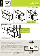 Preview for 3 page of Kaboodle W-51604 Assembly Instructions