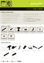 Kaboodle W-51605 Manual preview