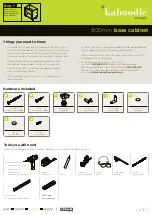 Kaboodle W-51607 Assembly Instructions предпросмотр