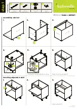 Preview for 2 page of Kaboodle W-51607 Assembly Instructions