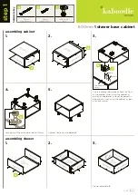 Preview for 2 page of Kaboodle W-51611 Assembly Instructions