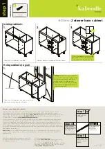 Предварительный просмотр 3 страницы Kaboodle W-51612 Assembly Instructions