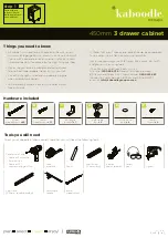 Preview for 1 page of Kaboodle W-51614 Assembly Instructions