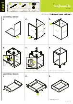 Preview for 2 page of Kaboodle W-51614 Assembly Instructions