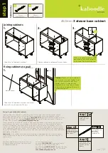 Предварительный просмотр 3 страницы Kaboodle W-51614 Assembly Instructions