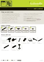 Kaboodle W-51626 Assembly Instructions предпросмотр